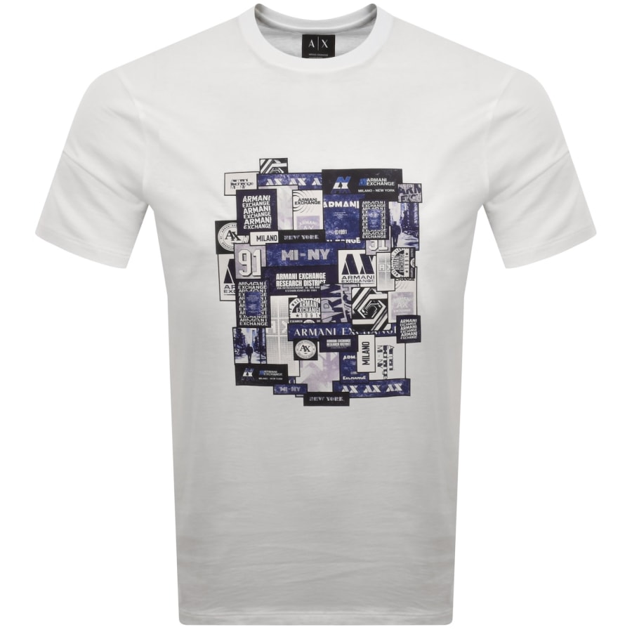 Armani Exchange T Shirt Off White | Mainline Menswear x